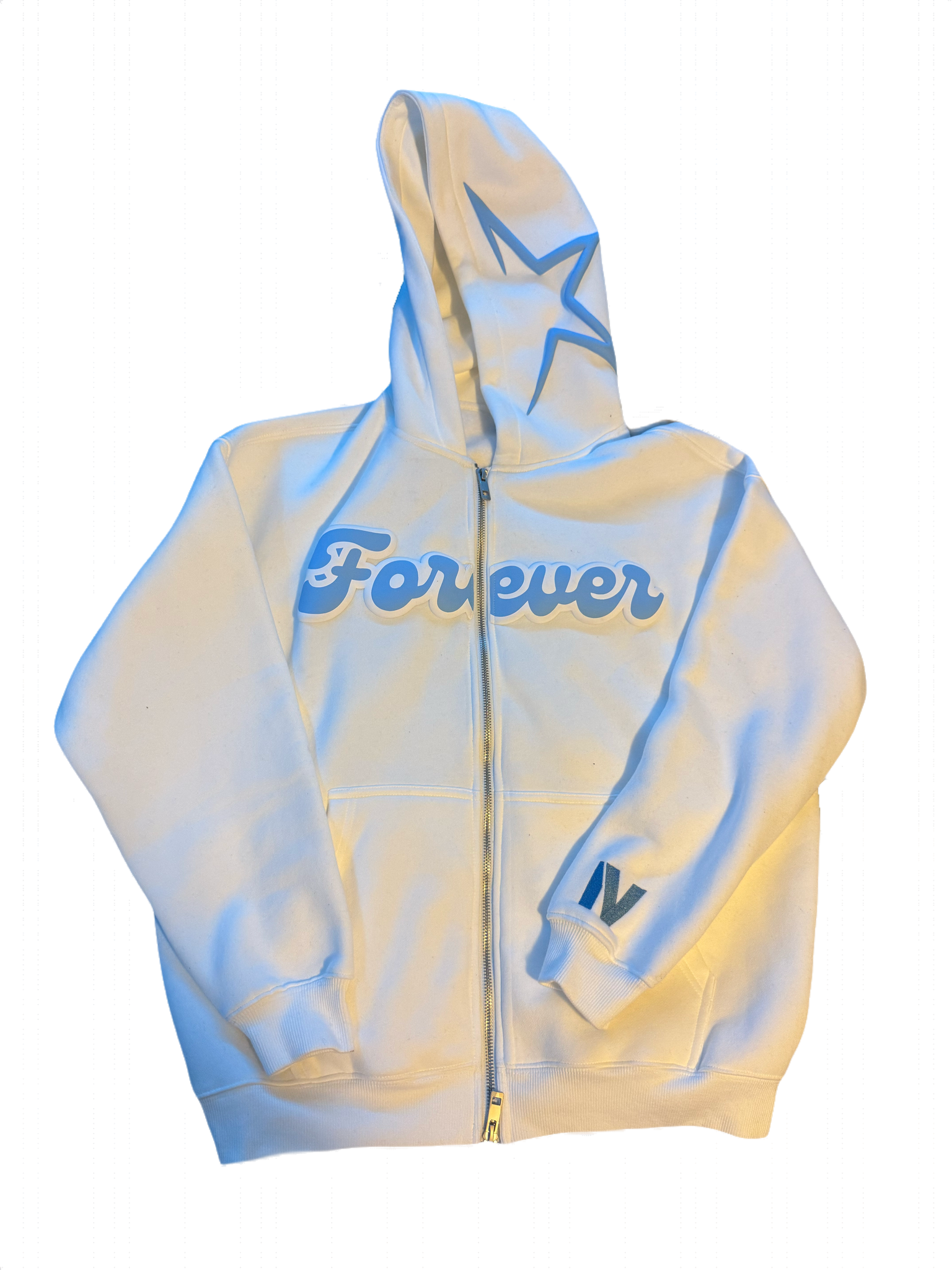 Azure Mist "Forever" Zip-Up